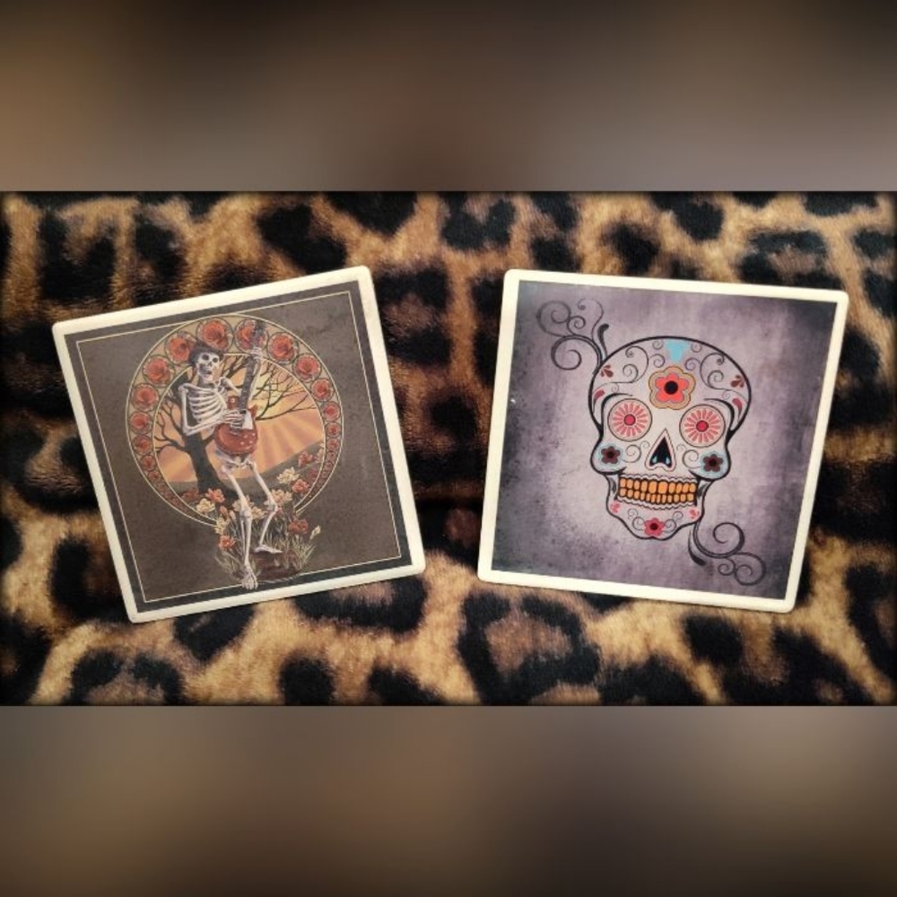 🥃 Skull Coaster Set 🥃